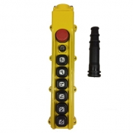 Пульт HOB-85 BH4 (8 кнопок, 2 скор., авар. стоп, ключ) - Запчасти и комплектующие для промышленного оборудования УРАЛЭЛЕКТРОМАШ